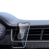 Suport auto Techsuit AirGrip (S7), Waterfall-Shaped, Magnetic Sigur Prindere pentru Grila ventilatie, Clema Prindere, negru;argintiu