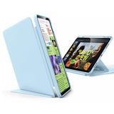 Husa tableta pentru iPad Air 13 (2024), ESR Flip Hybrid (cu Pencil Holder), albastru