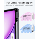 Husa tableta pentru iPad Air 13 (2024), ESR Flip Hybrid (cu Pencil Holder), mov