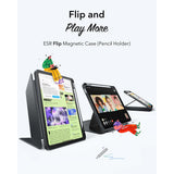 Husa tableta pentru iPad Air 4 2020 10.9, ESR Flip Hybrid (cu Pencil Holder), mov
