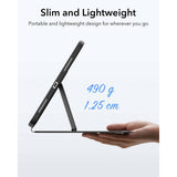 Husa tableta pentru iPad Air 13 (2024), ESR Flip Hybrid (cu Pencil Holder), mov