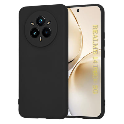 Husa pentru Realme 14 Pro+, Techsuit SoftFlex, negru