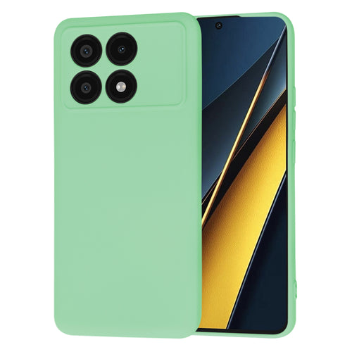 Husa pentru Xiaomi POCO X6 Pro, Techsuit SoftFlex, verde deschis