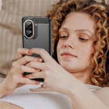 Husa pentru Xiaomi Redmi A5 4G (Standard), Techsuit Carbon Silicone, albastru