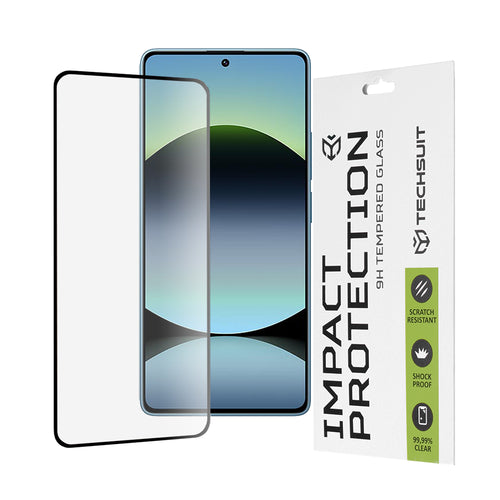 Folie de protectie pentru Xiaomi Redmi Note 14S, Techsuit 111D Full Cover / Full Glue Glass