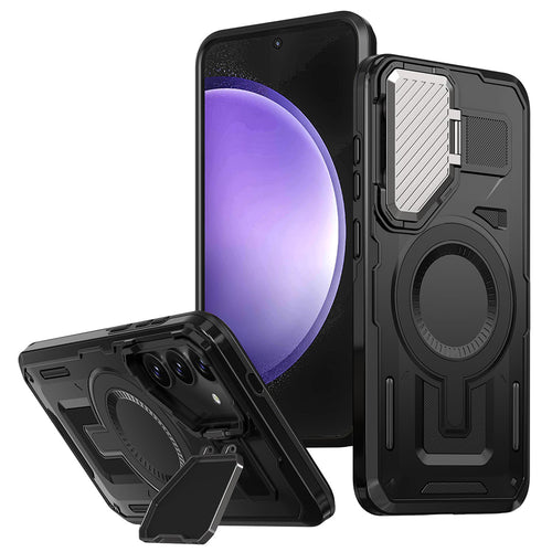 Husa pentru Samsung Galaxy S23 FE, Techsuit CamVault MagSafe, negru