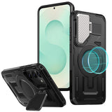 Husa pentru Samsung Galaxy S25 Plus, Techsuit CamVault MagSafe, negru