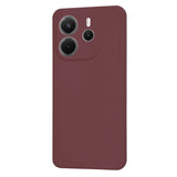 Husa pentru Xiaomi Redmi Note 14 4G (Standard), Techsuit SoftFlex, bordo