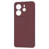 Husa pentru Xiaomi Redmi Note 14 4G (Standard), Techsuit SoftFlex, bordo