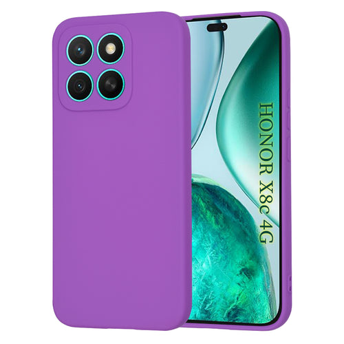 Husa pentru Honor X8c, Techsuit SoftFlex, mov