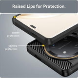Husa pentru Honor X9c, Techsuit Carbon Silicone, albastru