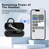 Casca Bluetooth Techsuit Premium NeXound (G7), HandsFree, ENC, LED, Bluetooth 5.1, Qualcomm, 500mAh, 72hrs, negru