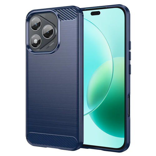 Husa pentru Honor 400 Lite, Techsuit Carbon Silicone, albastru