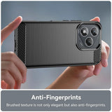 Husa pentru Honor 400 Lite, Techsuit Carbon Silicone, albastru