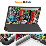 Husa tableta pentru Samsung Galaxy Tab S10 FE Plus, Techsuit FoldPro, Butterfly