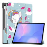 Husa tableta pentru Samsung Galaxy Tab S10 FE Plus, Techsuit FoldPro, Butterfly