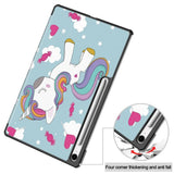 Husa tableta pentru Samsung Galaxy Tab S10 FE Plus, Techsuit FoldPro, Butterfly