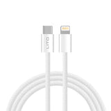 Cablu Lito de date (LD04CL), Type-C to Lightning, Incarcare rapida 27W, 1m, alb