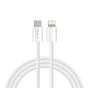 Cablu Lito de date (LD04CL), Type-C to Lightning, Incarcare rapida 27W, 1m, alb