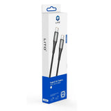 Cablu Lito de date (LD22CC), Type-C to Type-C, Incarcare rapida, 60W, 2m, negru