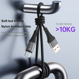 Cablu Lito de date (LD08CC), Type-C to Type-C, Incarcare rapida, 60W, 1m, negru