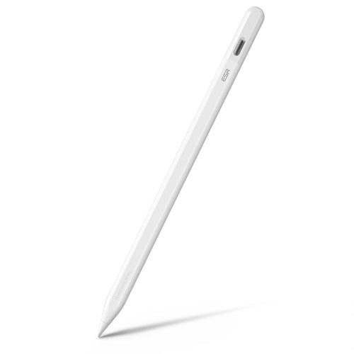 Stylus pen ESR Geo (6C00602), pentru iPad, Magnetic Attachment, Bluetooth, Type-C, Respingere palma, Tilt Sensitivity, alb