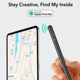Stylus pen ESR Geo (6C00601), pentru iPad, Magnetic Attachment, Bluetooth, Type-C, Respingere palma, Tilt Sensitivity, negru