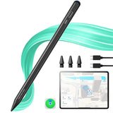 Stylus pen ESR Geo (6C00601), pentru iPad, Magnetic Attachment, Bluetooth, Type-C, Respingere palma, Tilt Sensitivity, negru