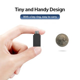 Adaptor Techsuit (2 pack) OTG Adapters Duovoltx (A13), USB to Type-C, 3A, Plug&play, Fast Transfer, 5Gbps, Gri