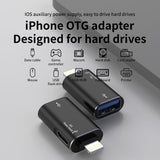 Adaptor Techsuit Premium OTG Adapter Aluvoltx (A18), USB to Lightning, Plug And Play, Aluminum Alloy