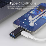 Adaptor Techsuit Premium OTG Adapter Aluvoltx (A18), USB to Lightning, Plug And Play, Aluminum Alloy