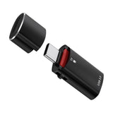 Cititor de carduri Techsuit Card Reader AluVoltX (CC1), 2in1, USB3.0 to Type-C OTG, TF Memory Card, 3A, Plug&Play, Fast Data Transfer, negru