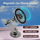 Suport auto Techsuit Premium TitanMagX (S14), pentru Bord/Birou, MagSafe Compatibil, 360A° Rotatie, 3M Adhesive, gri