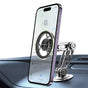 Suport auto Techsuit Premium TitanMagX (S14), pentru Bord/Birou, MagSafe Compatibil, 360A° Rotatie, 3M Adhesive, gri