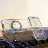 Suport auto Techsuit TitanMagX (S13), pentru Bord si Birou, MagSafe Compatibil, Pliabil, Reglabil, 3M Adhesive, negru