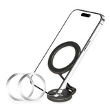 Suport auto Techsuit TitanMagX (S13), pentru Bord si Birou, MagSafe Compatibil, Pliabil, Reglabil, 3M Adhesive, negru