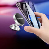 Suport auto Techsuit TinyGrip (S10), Universal Magnetic Mobile Suport, cu Placa metalica, Strong Magnet, negru