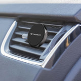 Suport auto Techsuit TinyGrip (S9), pentru Grila ventilatie, cu Placa metalica, Strong Magnet, Universal Compatibility, negru