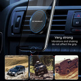 Suport auto Techsuit TinyGrip (S9), pentru Grila ventilatie, cu Placa metalica, Strong Magnet, Universal Compatibility, negru