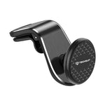 Suport auto Techsuit AirGrip (S8), Waterfall-Shaped, Magnetic N52 Sigur Prindere, pentru Grila ventilatie, Clema Prindere, negru
