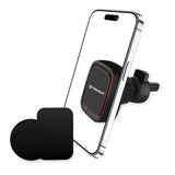 Suport auto Techsuit MagGrip (S5), Secure Prindere magnetica pentru Grila ventilatie, Rotation Angle 360°, cu Placa metalicas, negru