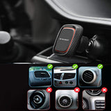 Suport auto Techsuit MagGrip (S4), Secure Prindere magnetica pentru Grila ventilatie, 360° Rotation, cu Placa metalicas, negru