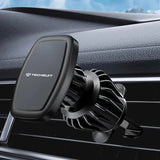 Suport auto Techsuit AirFix (S2), cu Placa metalicas, pentru Grila ventilatie, Magnetic Suport auto N52, Rotation Angle 360°, negru