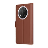 Husa pentru Honor X9c, Techsuit Leather Folio, maro