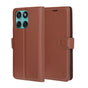 Husa pentru Motorola Edge 60 Fusion, Techsuit Leather Folio, maro