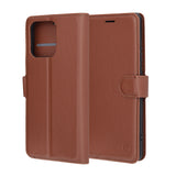 Husa pentru Motorola Edge 60 Fusion, Techsuit Leather Folio, maro