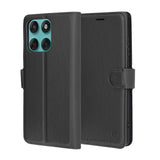 Husa pentru Motorola Edge 60 Fusion, Techsuit Leather Folio, maro