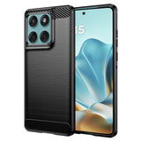 Husa pentru Motorola Edge 60 Fusion, Techsuit Carbon Silicone, albastru