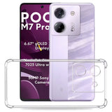 Husa pentru Xiaomi POCO M7 Pro 5G, Techsuit Shockproof Clear Silicone, transparenta