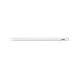 Stylus pen Lito (T3), pentru Android, iOS, Microsoft, Type-C, Incarcare rapida, 90mAh, Aliaj aluminiu, alb